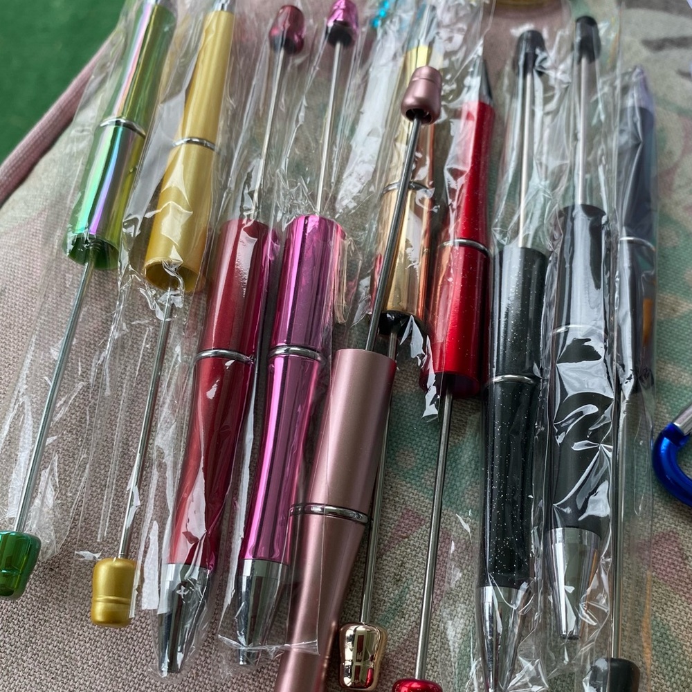 Assorted Beaded Pen Set - Cute Character & Bright Colors - Picture 7 of 7